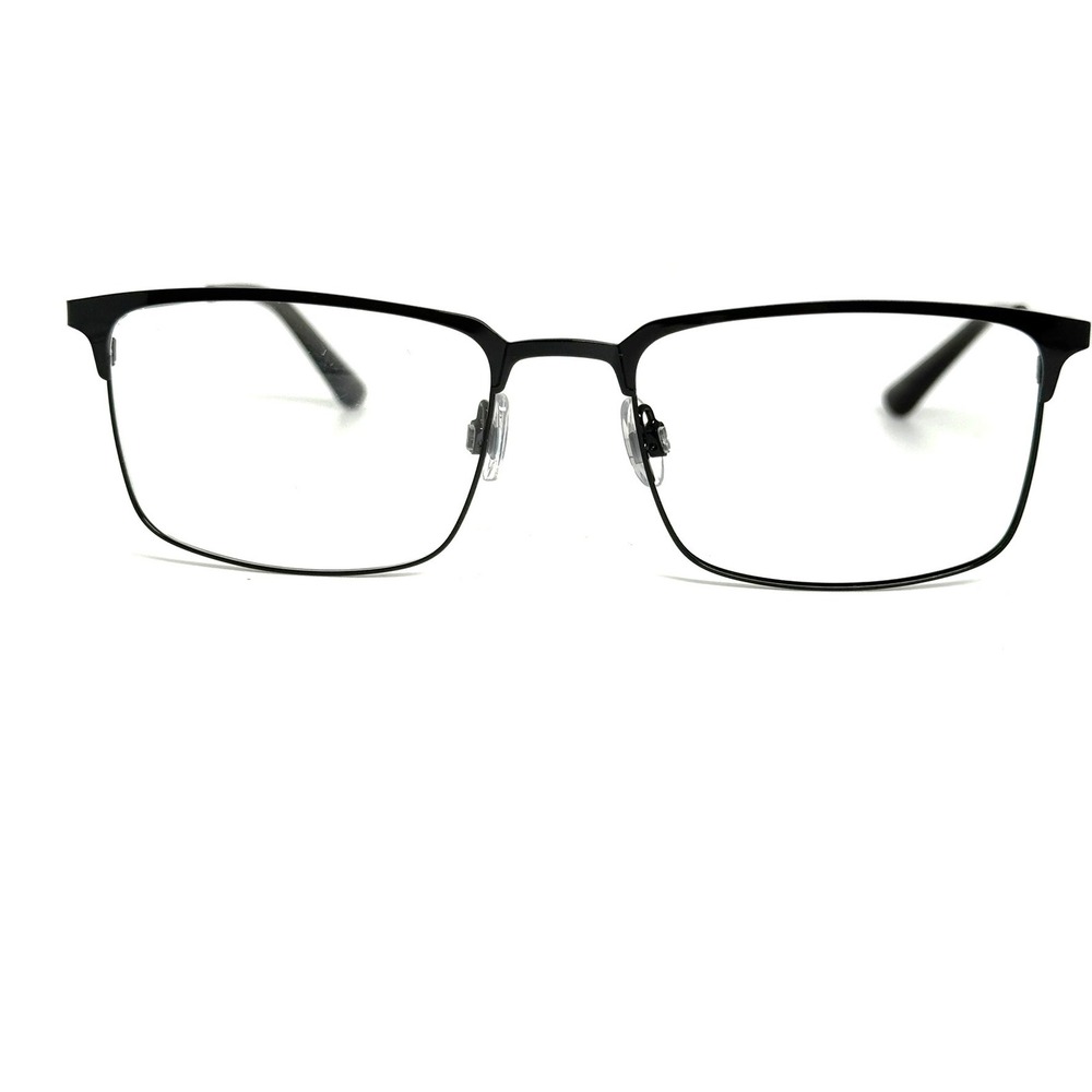 IZOD Mens Rectangular Black Metal Eyeglass Frames IZ2101 54-18-145 Italy